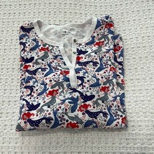 Roller rabbit selkie mermaid pajama set M